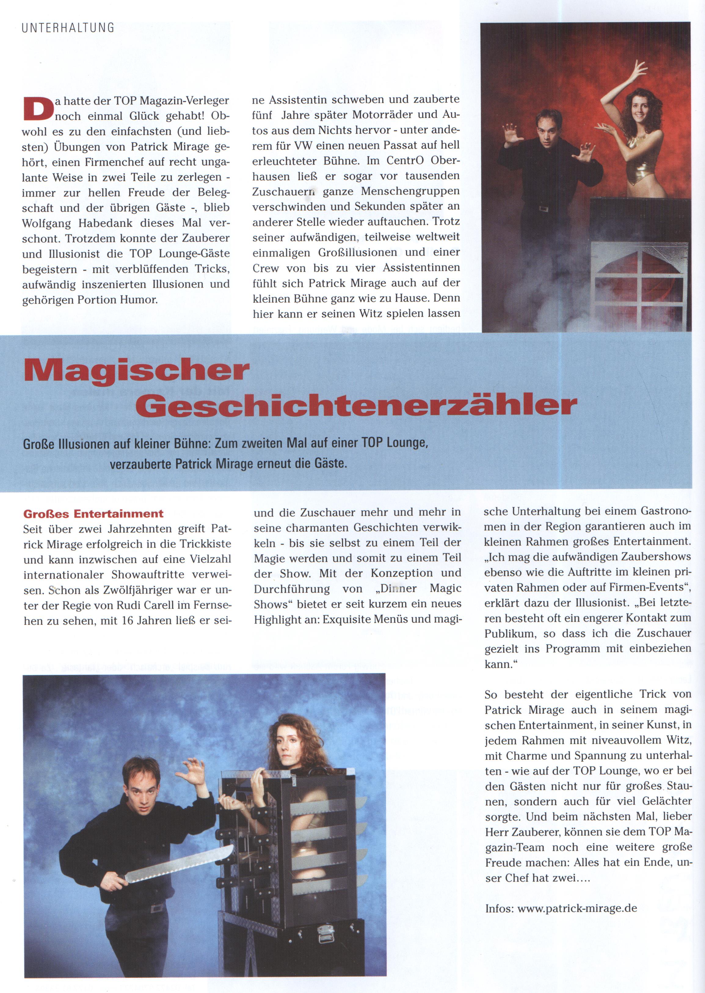 Magischer Geschichtenerzähler NRW